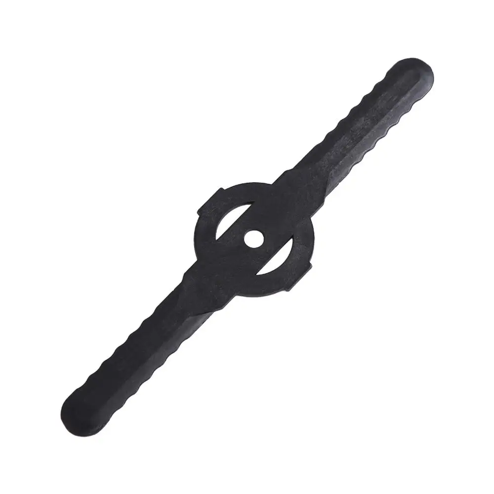 10PCS Verdicken Rasen Trimmer Rasenmäher Klinge Ersetzen Klinge Kunststoff Gras Trimmer Klinge Automatisch Falten Rasen