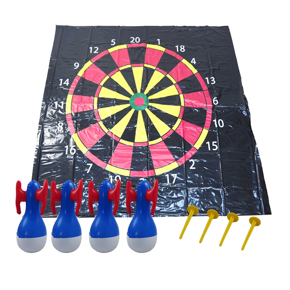 

1 set Inflatable Game Throwing Game Kids for Kids Outdoor Toss Toys Black Play Fun Sport Toy