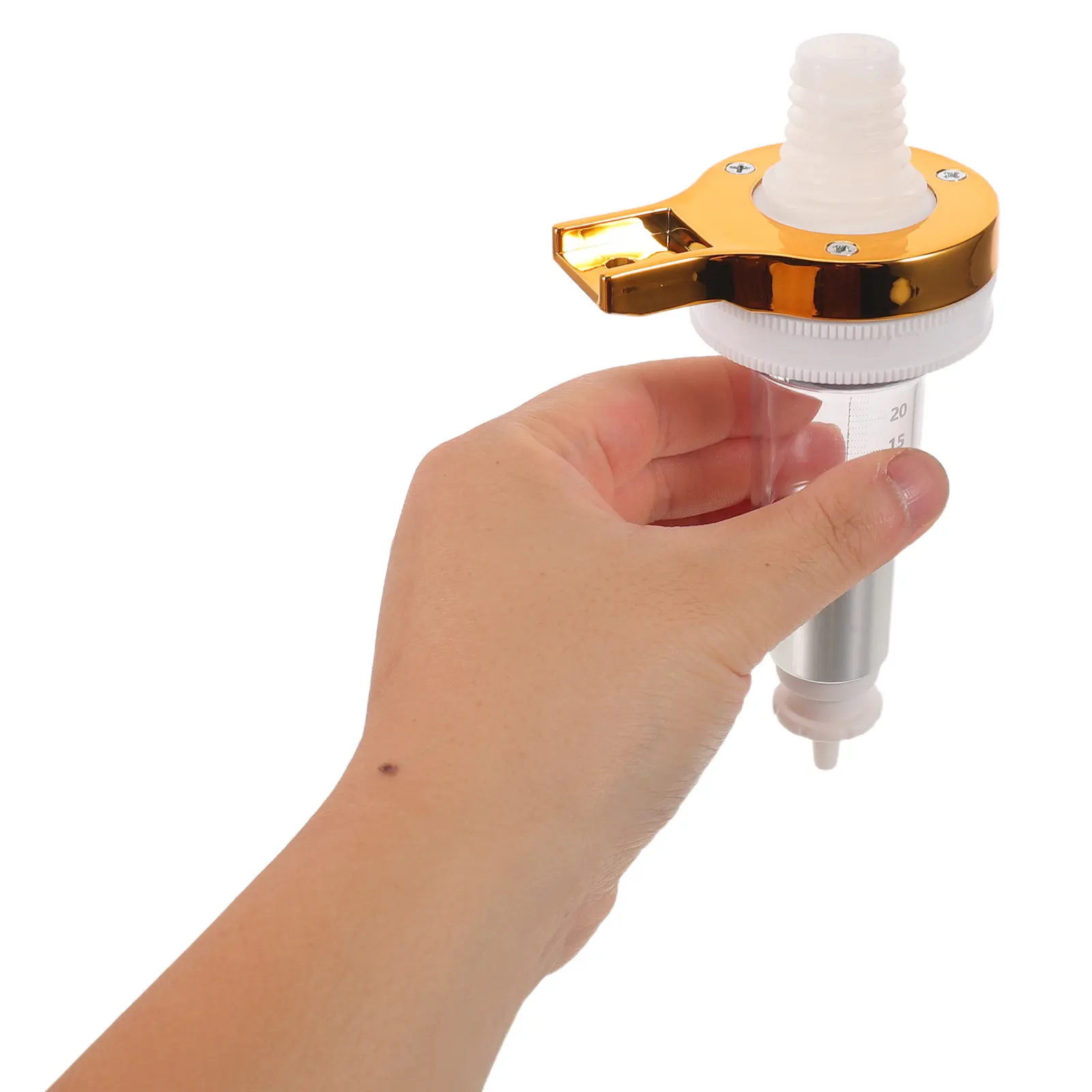 Perfume Pump Dispenser Head Plastic Scale Quantitative Dosing Refillable Store Sample Filling Accessory
