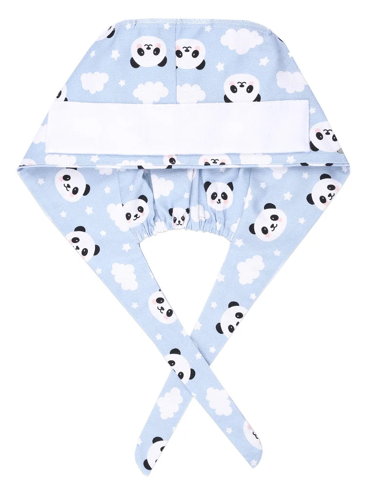 قبعة قطنية سميكة طبية جراحية ، قبعات فرك يابانية ، طاه منفوش جيد التهوية ، رعاية صحية بيطرية للأطفال ، M786 #4