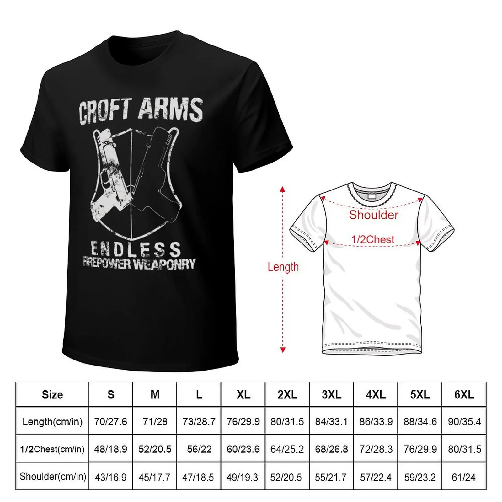 Croft Arms Xbx829 T-Shirt Sun Block Outdoor T-Shirt