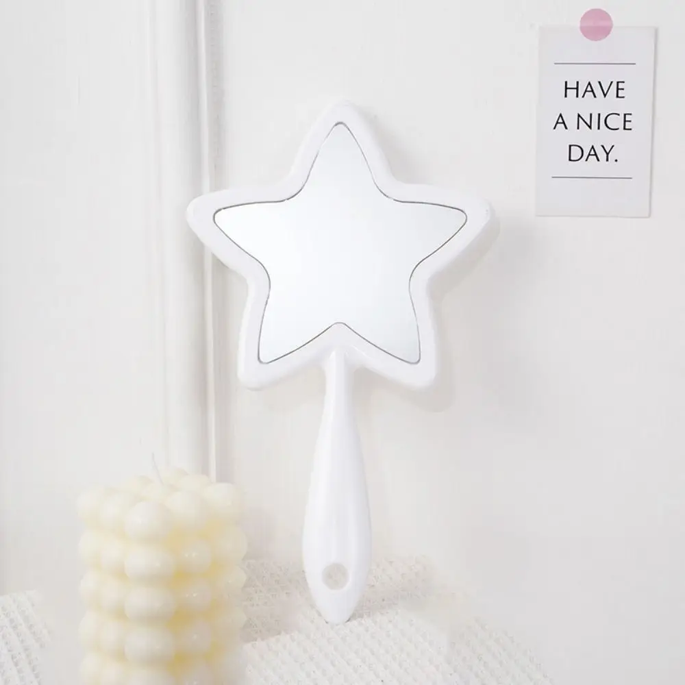 Pentagram Shape Five-pointed Star Mirror With Hanging Hole High-definition Handheld Mirror Single-sided Beauty Make-up Mirror