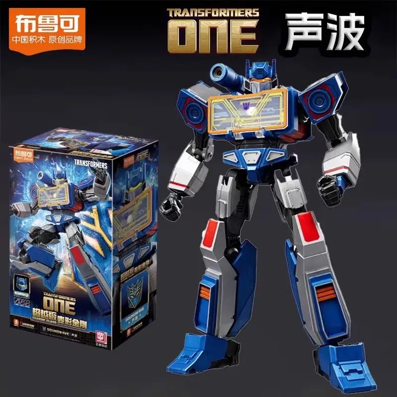 BLOKEES Original Transformers ONE SHOCKWAVE SOUNDWAVE IRONHIDE Klassische Klasse Baustein Action Figur Spielzeug Sammlung Geschenk