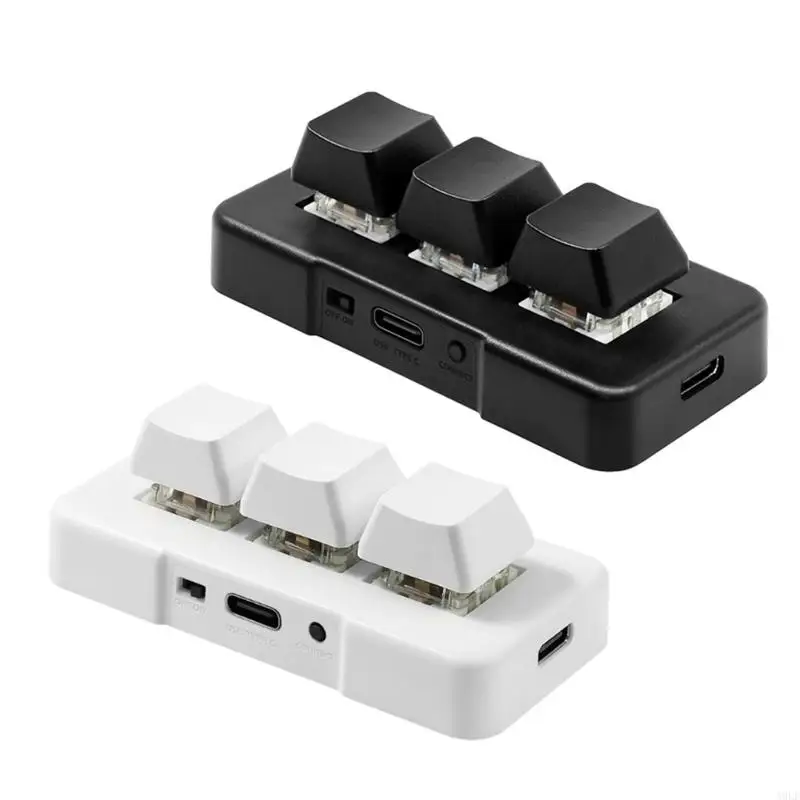 

A9LF RGB Macro Programming Keyboard 3 Keys Mini Keypad For Gaming Keypad Mechanical Keyboard