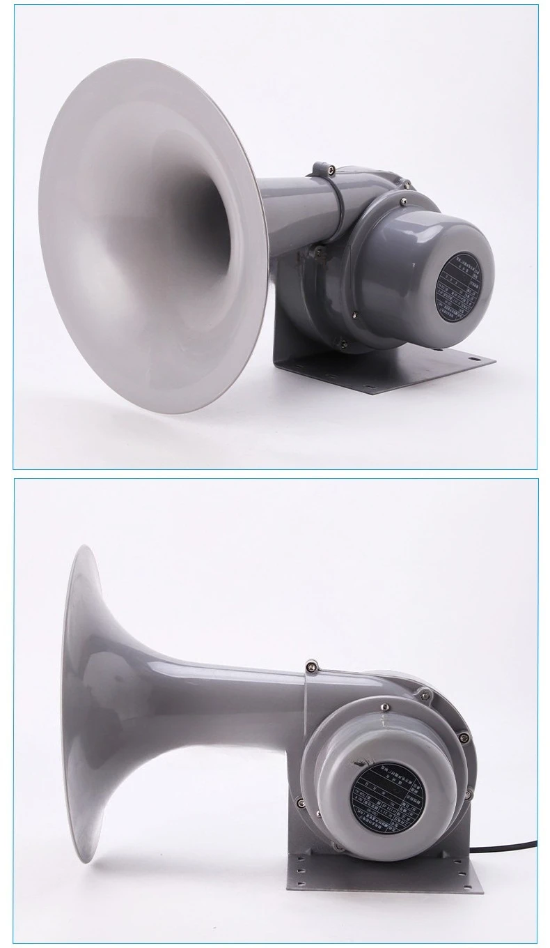 Marine Multi-Function Electronic Horn CDD-80W High-Power High-Pitch Public Address Speaker 24V Fog Horn ZY Certification