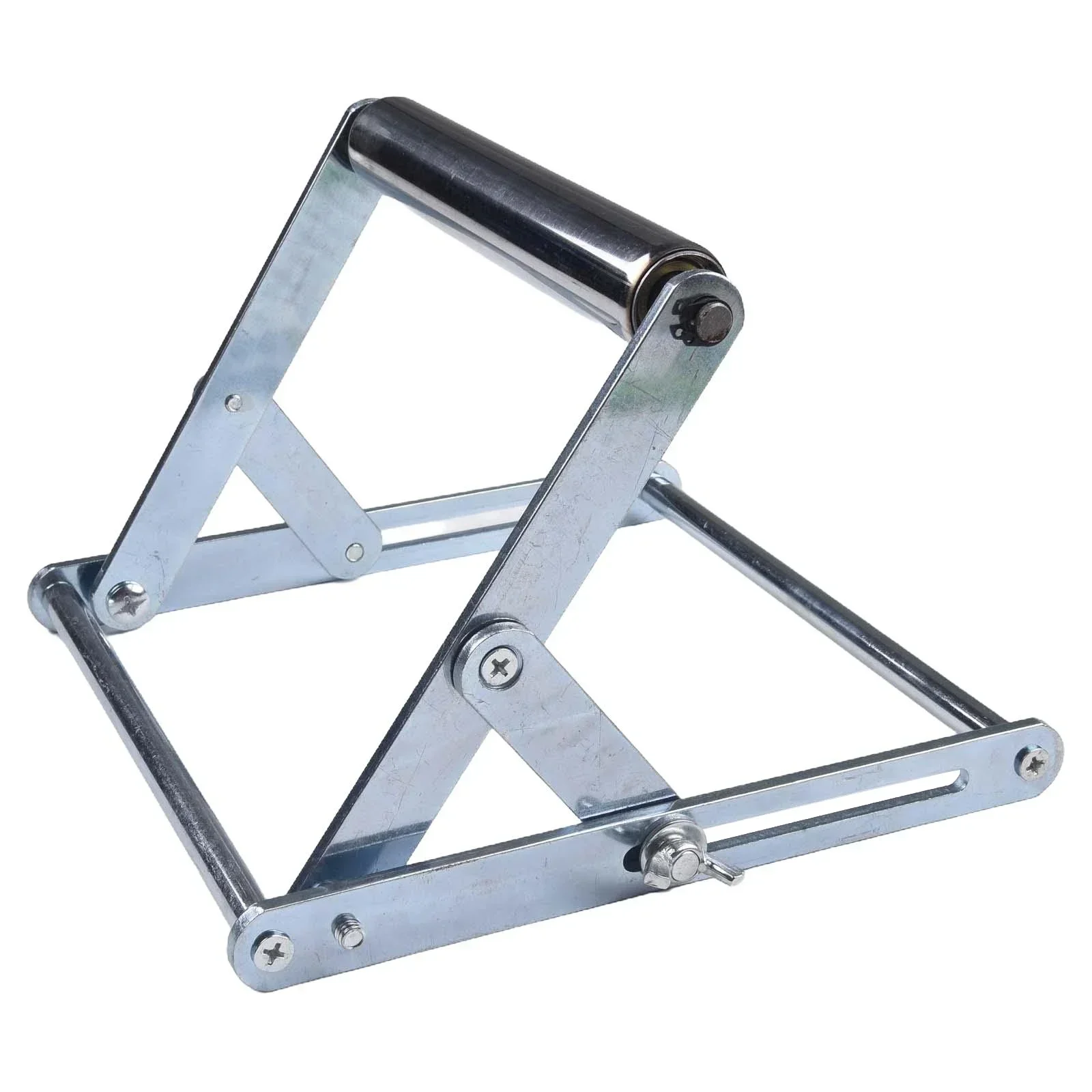 

1pc Material Support Bracket For Cutting Machine Cutting Lift Table Stand Workbench Metal Silver Power Tools Accessories