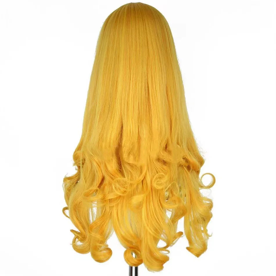 Girls Fantasy Princess Braided Cosplay Wigs Kids Dress Up Hair Accessories for Birthday Halloween Carnival Theme Party