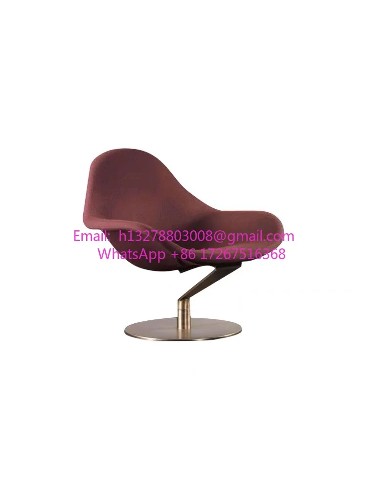 

Rotating Zenith Armchair Light Luxury Leisure Chair Single Foot Disc Chair