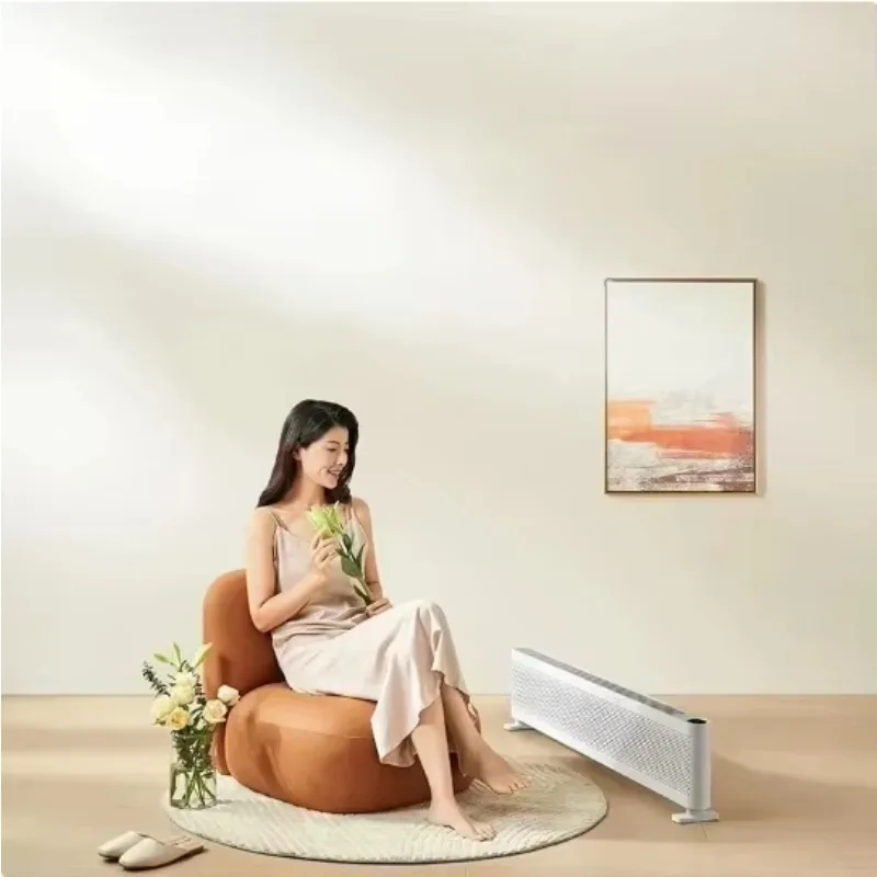 2200W Ultra Thin Graphene Heater, Adjustable Convection Baseboard Heater for Home Indoor Energy Saving Heating
