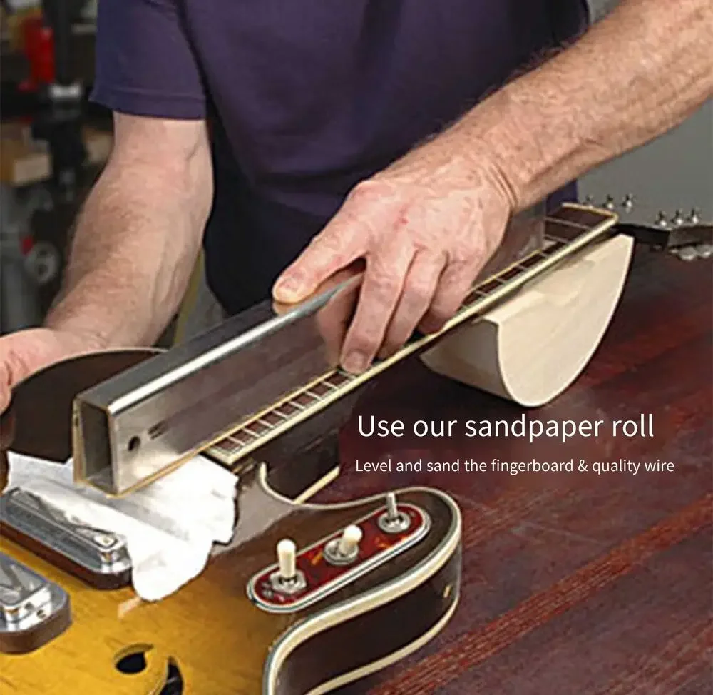 

Инструмент для выравнивания лада грифа из нержавеющей стали, инструмент для ремонта гитары