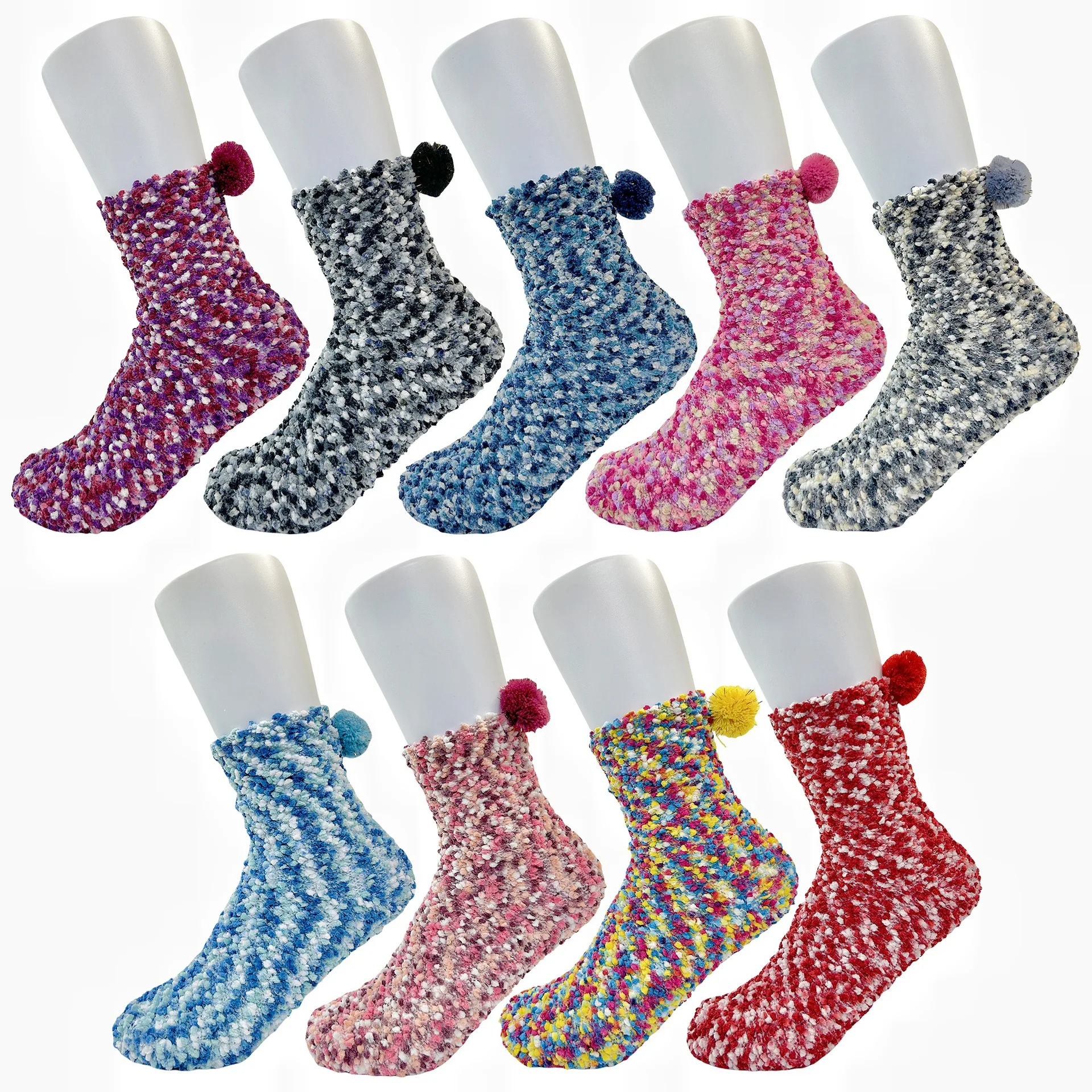 

Thick Women Socks Breathable Candy Color Socks Warm Coral Velvet Socks Soft For Christmasgifts Winterwear Home