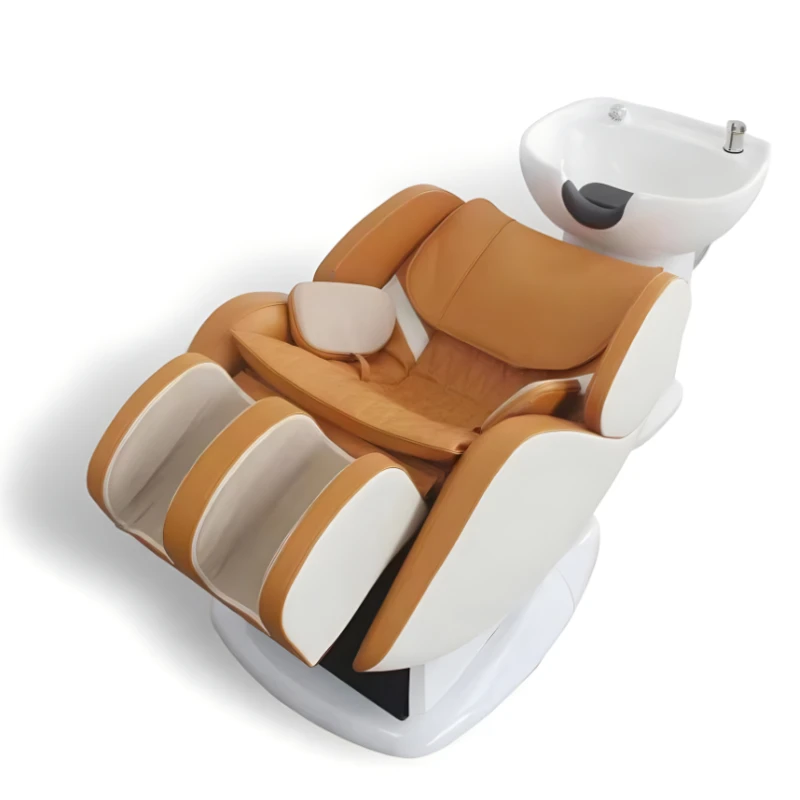 

Luxury Beauty Hair Salon Electric Full Body Hair Washing Massage Chair Shampoo Bed