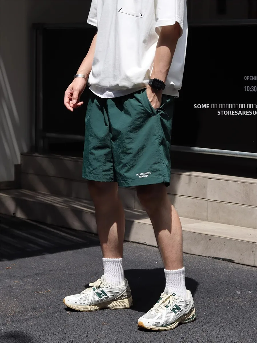 

Lightweight Breathable y Summer orts Men's Straight Leg Loose Fit Workwear Beach Five-Quarter Length Youth Active