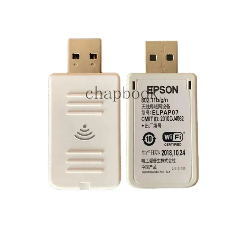 Wyoresy جديد لمشاريع Epson محول USB لاسلكي elpap07 LAN 802.11b/g/n wn7512bep