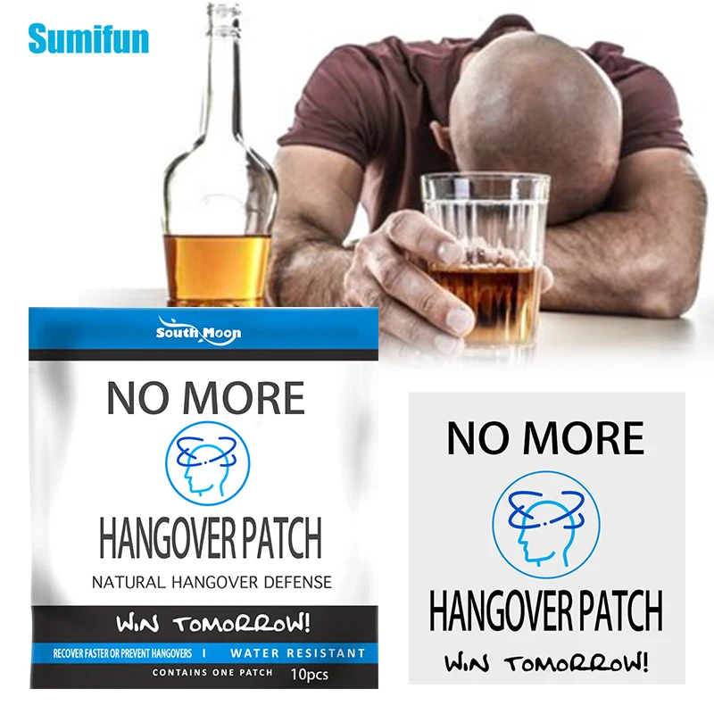 10/50Pcs Quit Drinking Patch Relief Alcohol Addiction Alcoholism Sticker Protect Liver Hangover Chinese Herbal Body Care Plaster