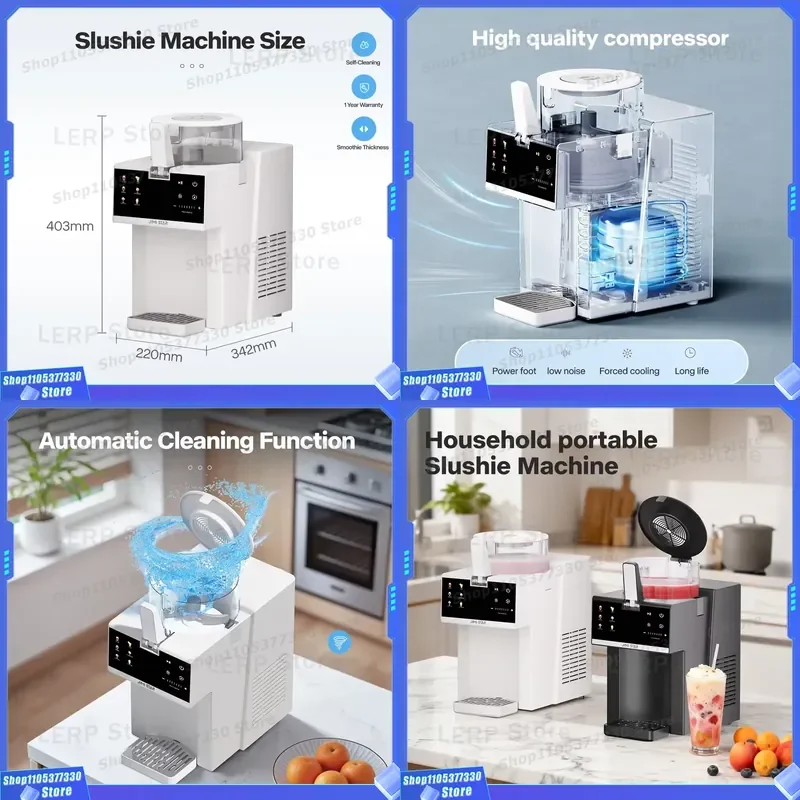 2026 Jimistar Electric Multi-functional Iced Frozen Milkshake Ice Cream Maker Cold Drink Juice Slushie Machine