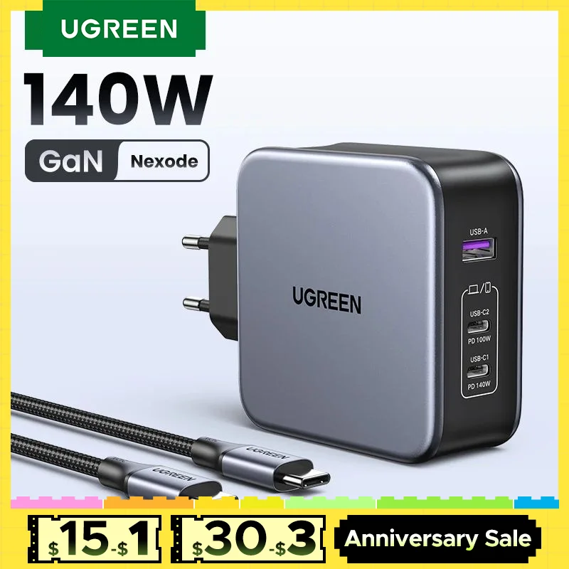 UGREEN 140W GaN Charger USB
