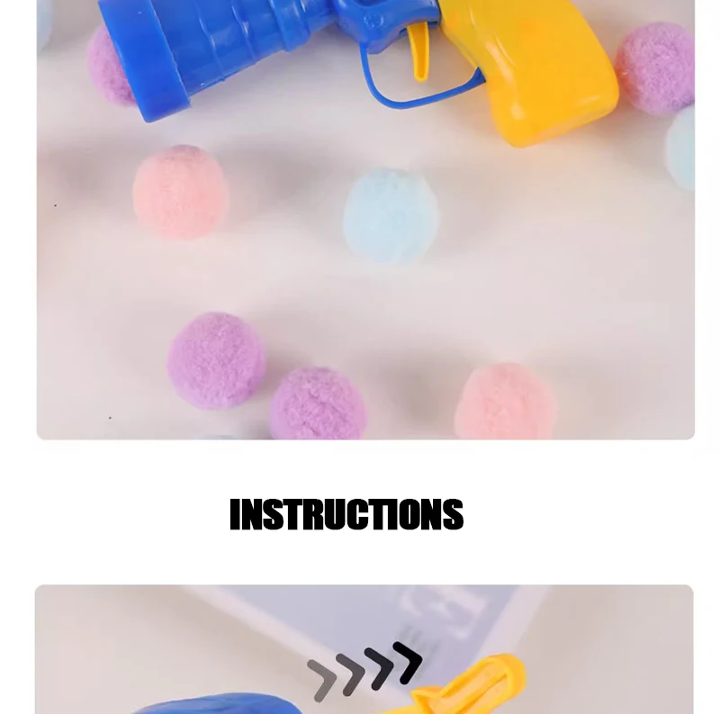 Kreative Katze Spielzeug Interaktive Start Training Kätzchen Mini Pompoms Spiele Stretch Plüsch Ball Spielzeug Haustier Zubehör Katze Liefert – Detail 12