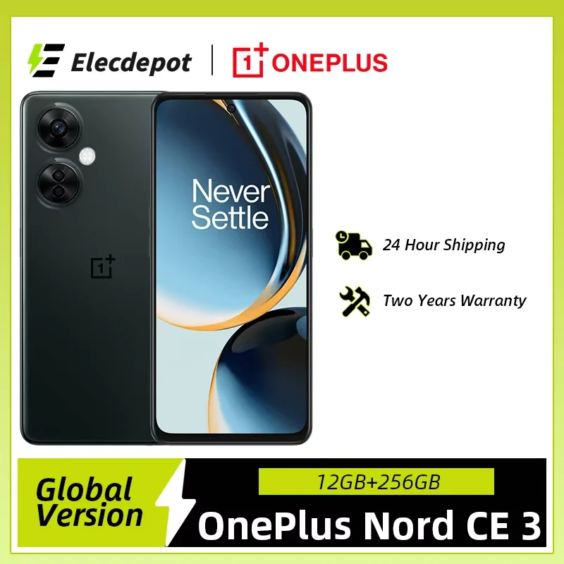 Global version OnePlus Nord CE 3 5G Snapdragon 782G 120Hz Fluid AMOLED 80W SUPERVOOC 5000mAh main camera battery 50MP