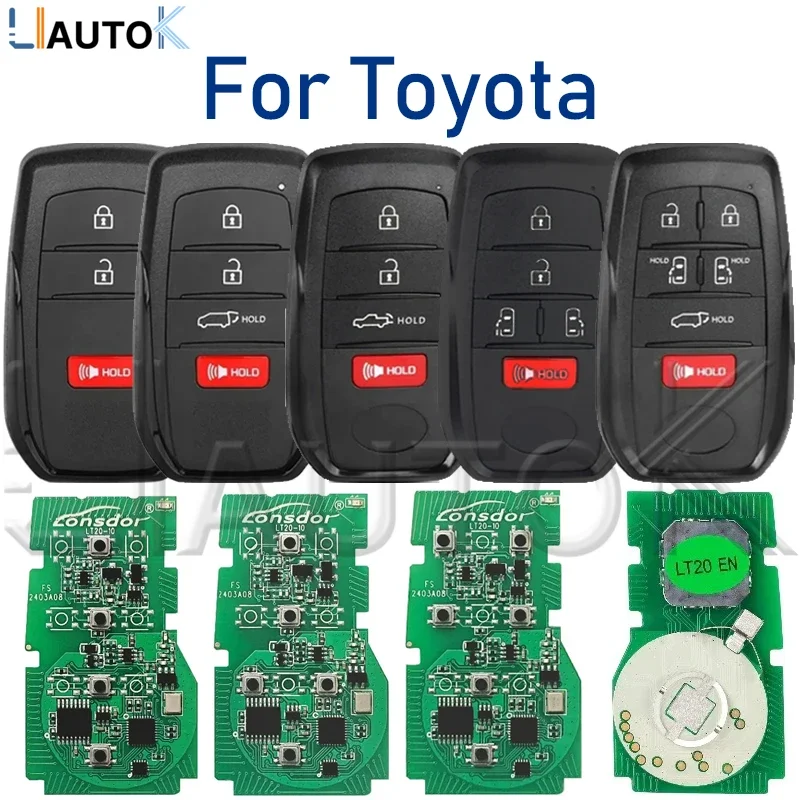 

Lonsdor Car Remote Key For Toyota Sienna Venza Tacoma Tundra 2021-2024 BZ4X 8A Chip Support Generate K518 K518ISE KH100+