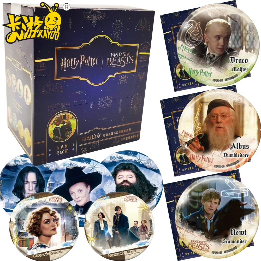 Kayou حقيقية هاري بوتر شارة مستديرة الملحقات الخيال مغامرة أفلام سلسلة تحت عنوان دبابيس تأثيري الديكور اللعب الهدايا #1