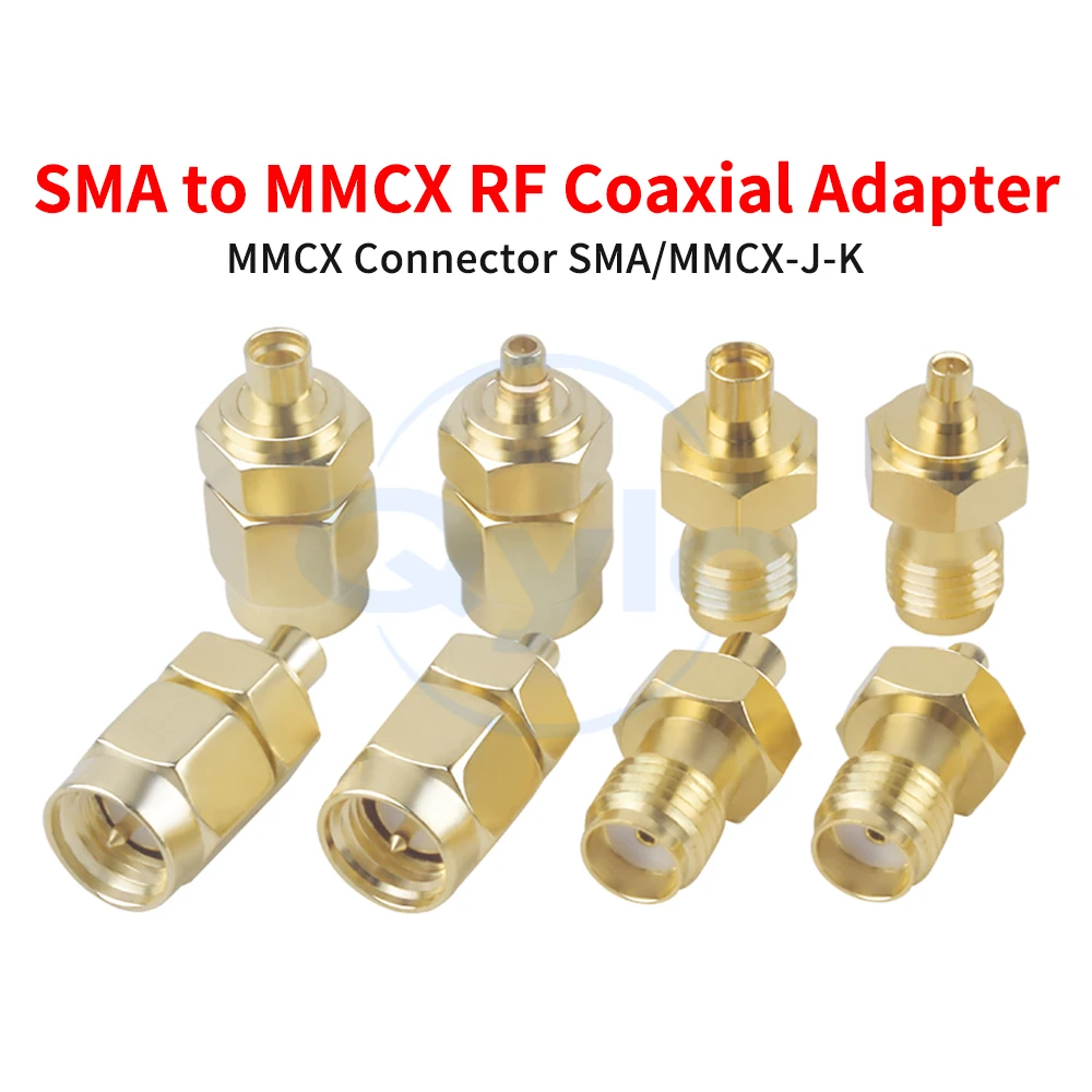 MMCX to SMA Adapter SMA-J/K to MMCX-J/K Radio Frequency Coaxial Connector (1 pcs)