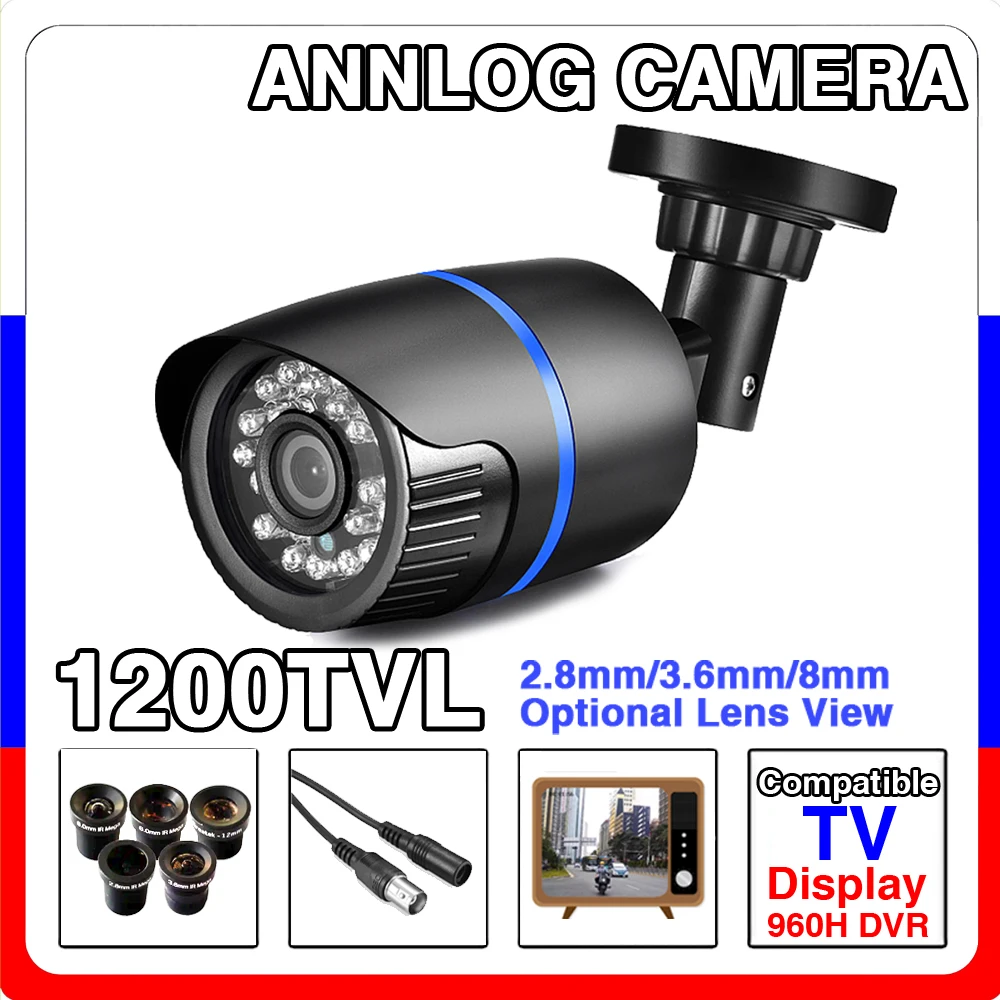 

1200TVL HD Night Vision IR-CUT Analog CVBS Miniature Surveillance Cam Mini Outdoor Waterproof IP66 Compatible CCTV Camera