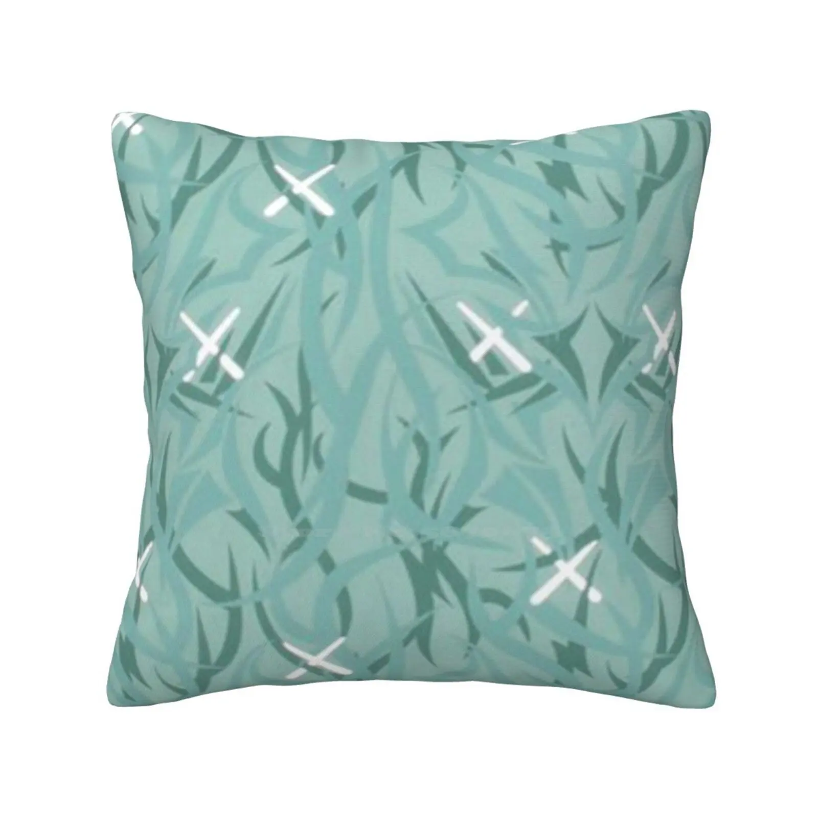 Soft Green Of Xx Throw Cushion Pillow Cover X Flower Custom Xx Flayed Streetwear Summer