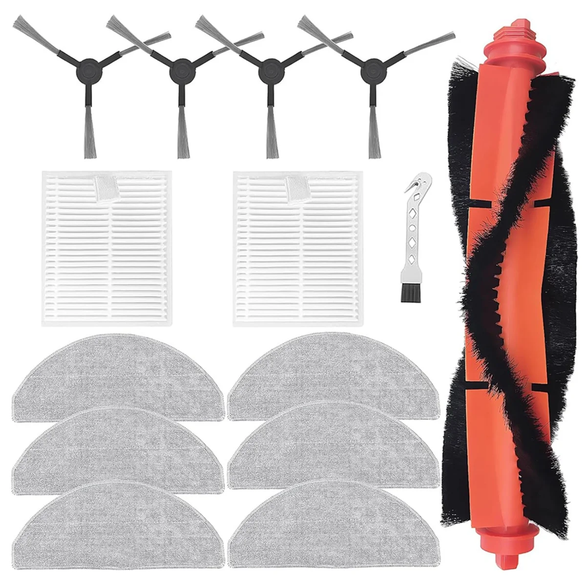 Для Lubluelu L20 Honitur V8 Pro робот-пылесос основная боковая щетка Hepa фильтр швабра тканевые аксессуары