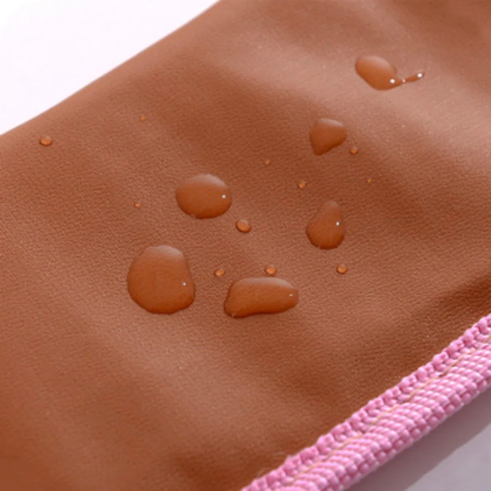 

Pink Corduroy Toilet Seat Cover Warm Thickened Cushion Winter Home Bathroom Decor Elastic Bathrooms