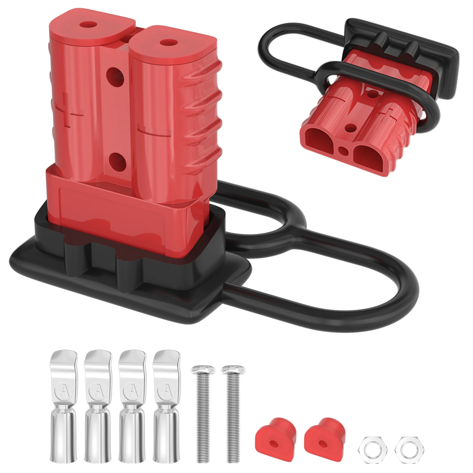 2PCS 50A Batterie Schnell Verbinden Trennen Stecker 6 zu 12 Gauge Batterie Kabel Stecker Kabelbaum Stecker 12 zu 36V für Auto