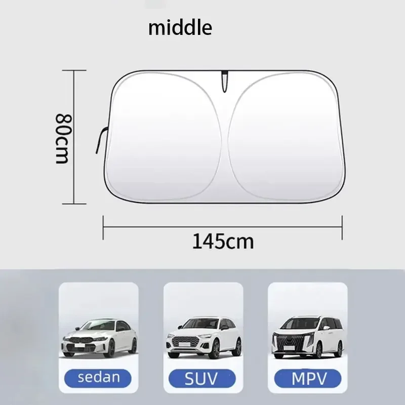 Car Sun Visor Windshield Sunshade Heat Insulation Summer Cooling Auto Accessories Physical Cooling view 6