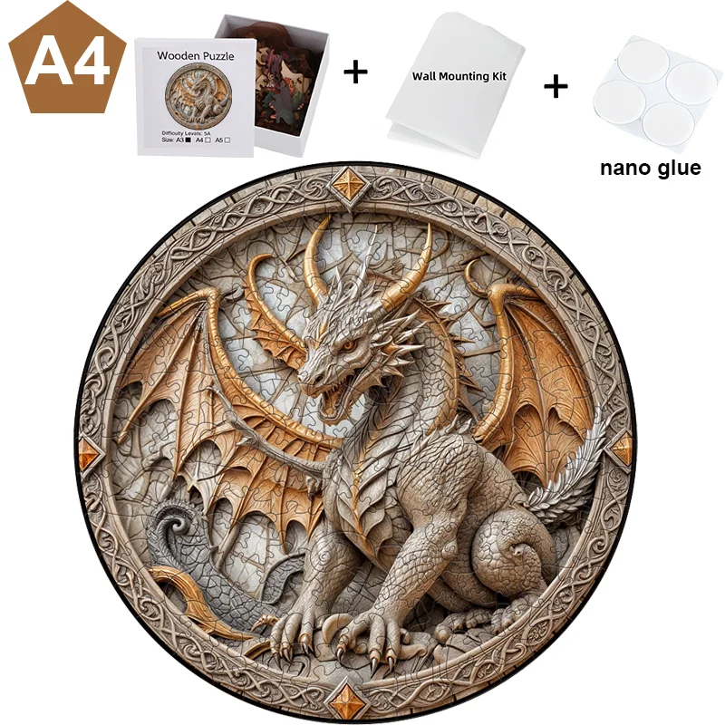 나무 지그 소 퍼즐 DIY 공예 어린이를위한 동물 나무 퍼즐 성인 교육 두뇌 트레이너 가족 대화 형 게임