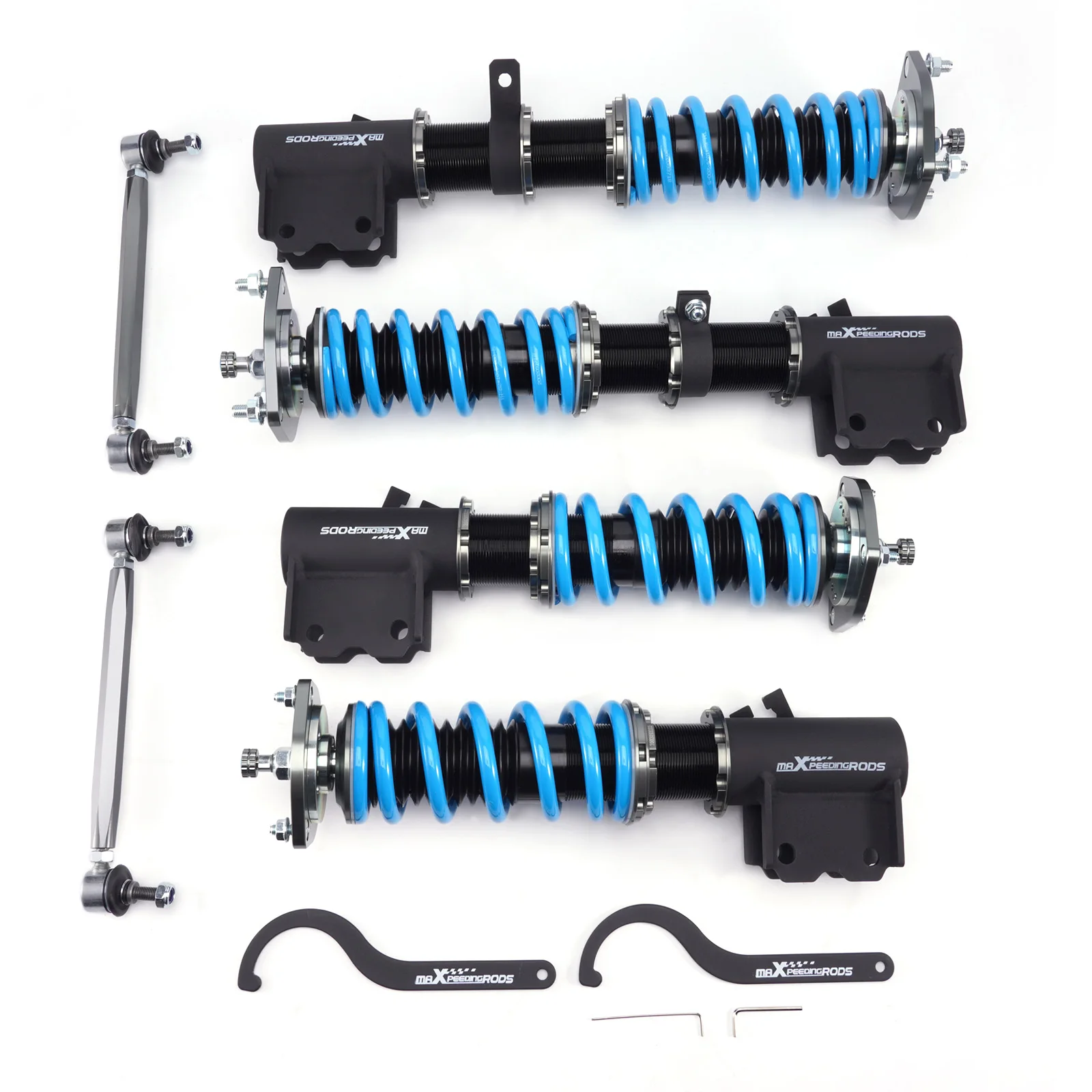 

MaXpeedingrods 24 Way Damper Adjustable Coilovers Suspension Kit for Nissan Sentra B13 N14 1991-1994