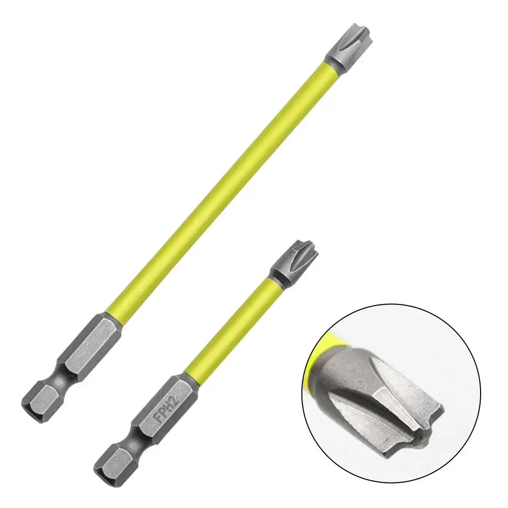 65mm/110mm Magnetic Screwdriver Bit Anti-Slip Hexagonal Handle For Electricians Socket Switch Repair 11-slot Screwdriver Bit