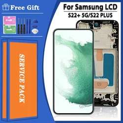 S22 Plus New Screen LCD For Samsung S22 Plus LCD Display For S901B S906B/DS LCD Touch Screen Replacement with Frame Assembly