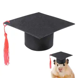 Pet Doctor Hat Pet Graduation Costume Hat Dog Graduation Hats With Red Tassel Hamster Graduation Costume Hat For Dogs Cats