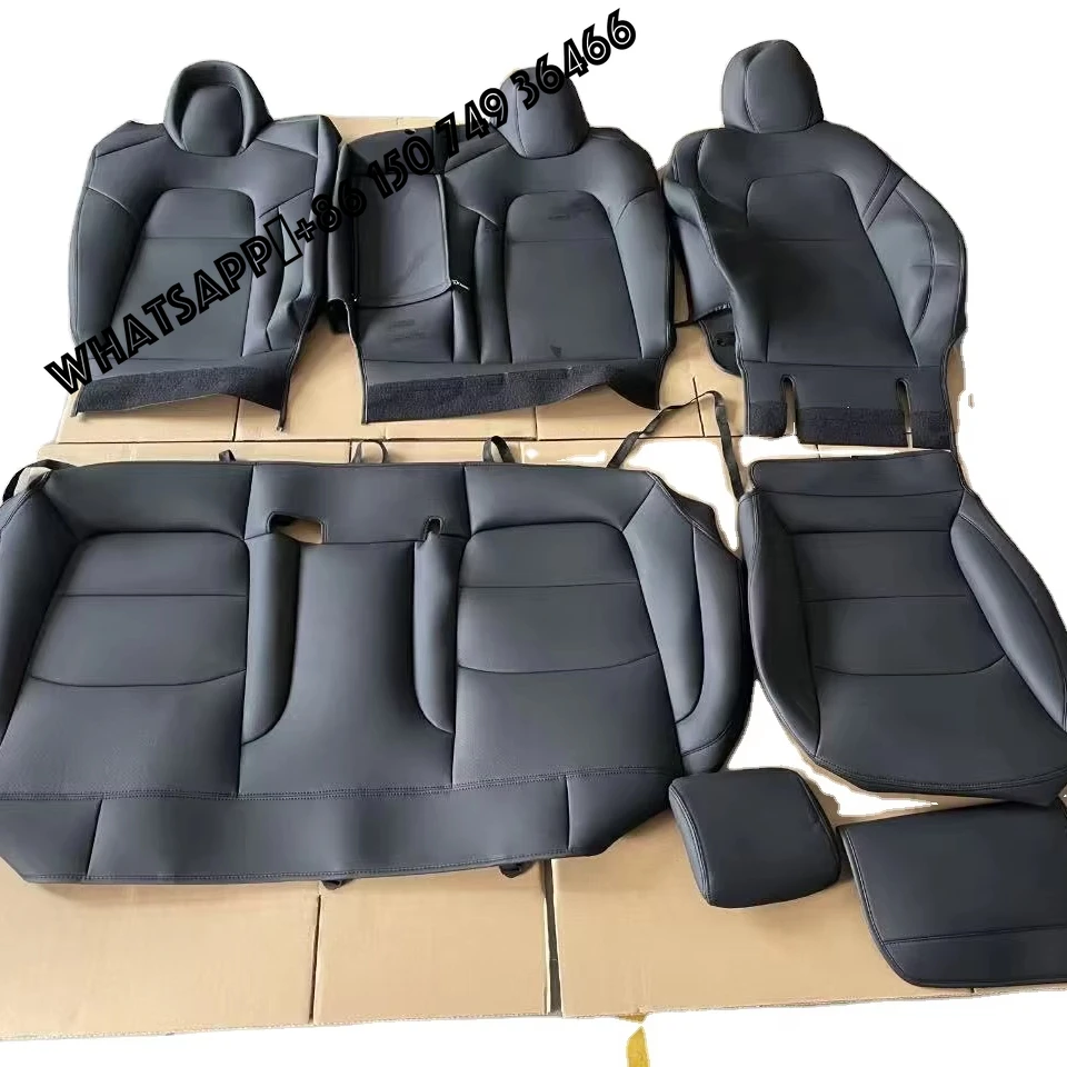 

Wholesale Custom FOR Napa Leather Dog Seat Cover High-End Full Set for Tesla Model 3/Y/S/X Customized for Model X