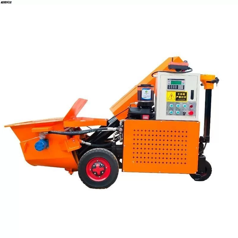 Diesel-Betonpumpe, Betonpumpe, blockierendes Design, 4 cm, Aggregate-Größe, breiter Entladungsanschluss zum Mischen von felsigen Beton