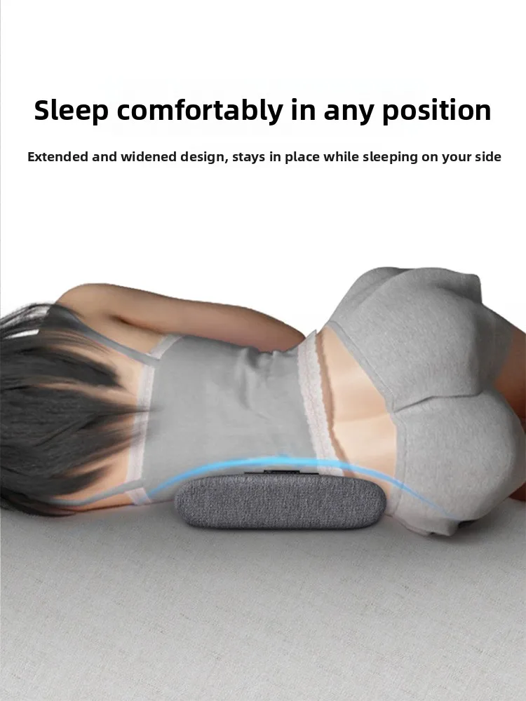 

Heating Lumbar Pillow for S on Bed Ba Support Pad Pain Relief When Lng Flat Waist Cuion