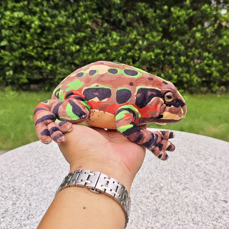 

Simulated Tree Frog Figurine Cute Tree Frog Plush Toy Early Education Toy Lifelike Animals Stuffed Doll Kawaii Toys Gifts