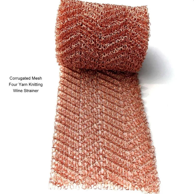 Rouleau de filtre à vapeur en maille de cuivre 12,7 cm x 6 m, maille de fil de cuivre tricotée anti-escargots