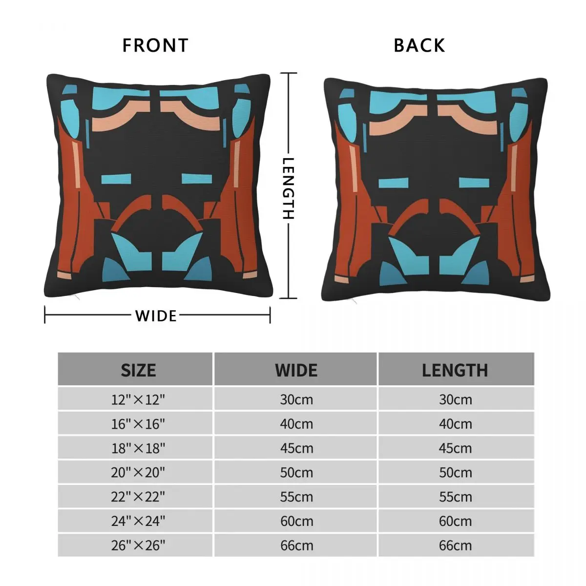 Aqua Coral Turquoise Mosaic Pillowcase Polyester Linen Velvet Pattern Zip Decorative Room Cushion Cover 18