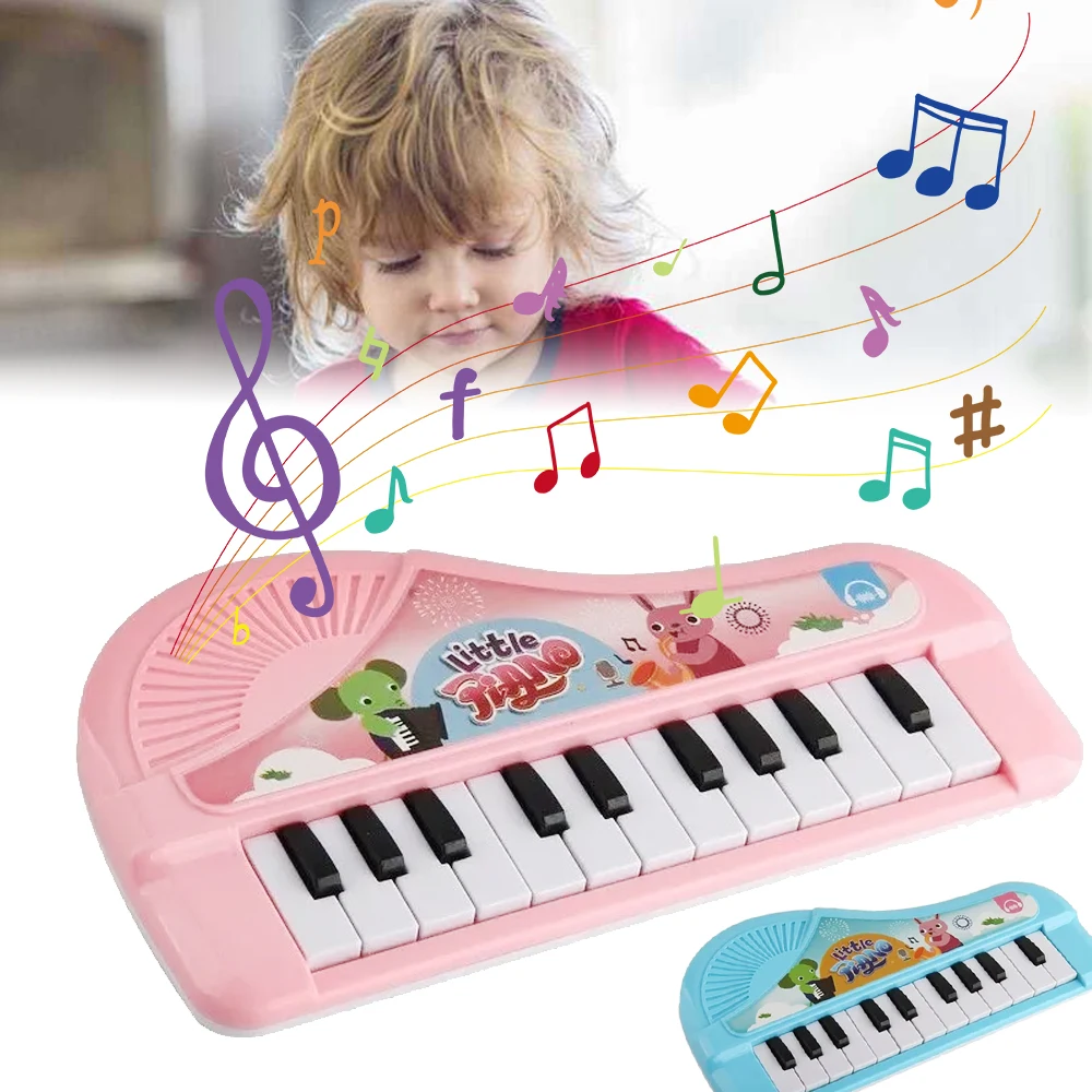 Mini Electric Keyboard Kids Puzzle Early Education Simulation Electronic Piano Toy Teaching Musical Instrument for Girl Boy