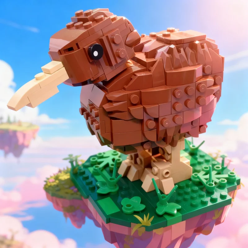 

355pcs MOC Kiwi Sculptures Model Building Blocks Architecture Assemble DIY Christmas Gifts Creative Idea Brick Toy Education