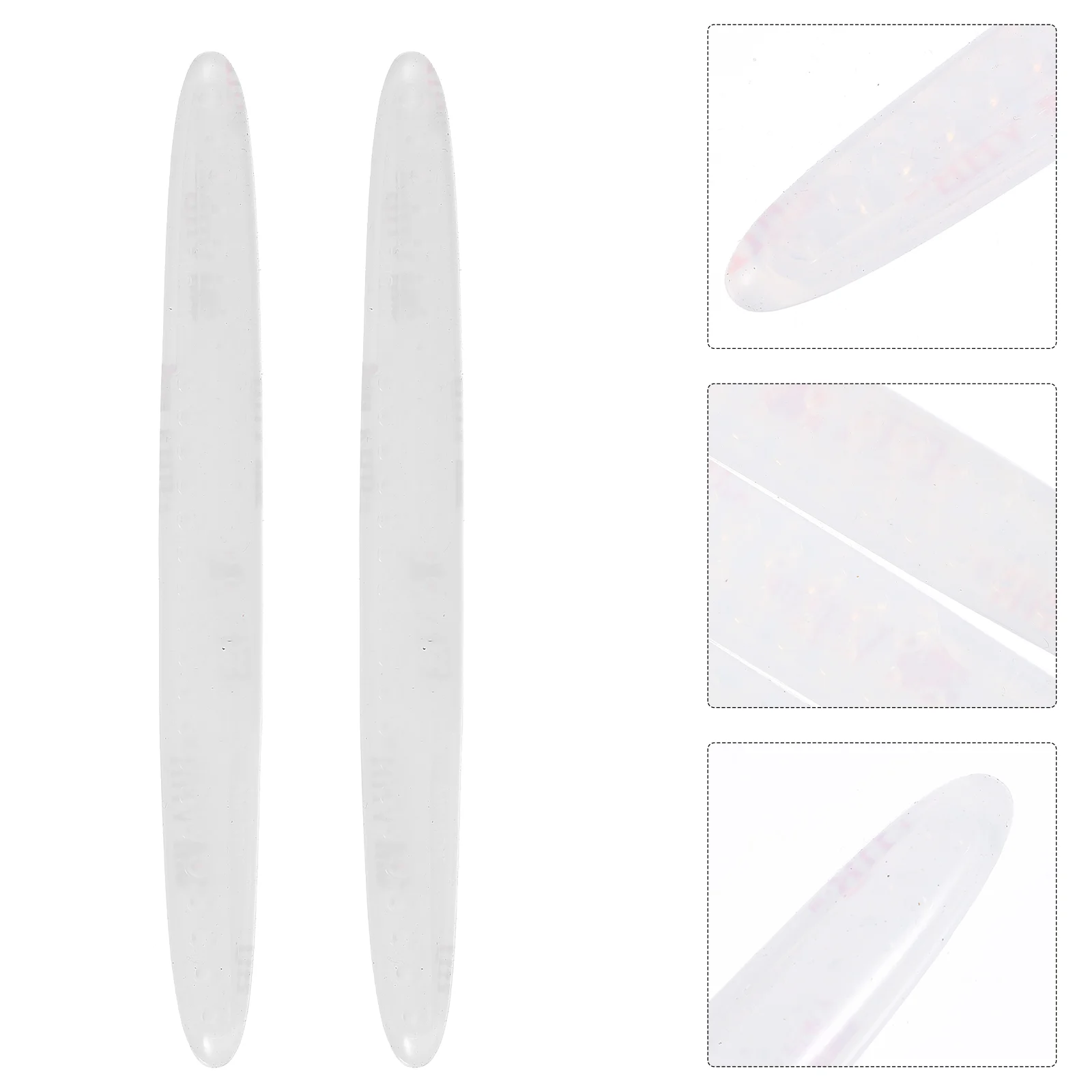 4 Pcs Bumper Strip Car Door Trim Stickers Anti-scratch Tape Air Bag Auto Protector Guard