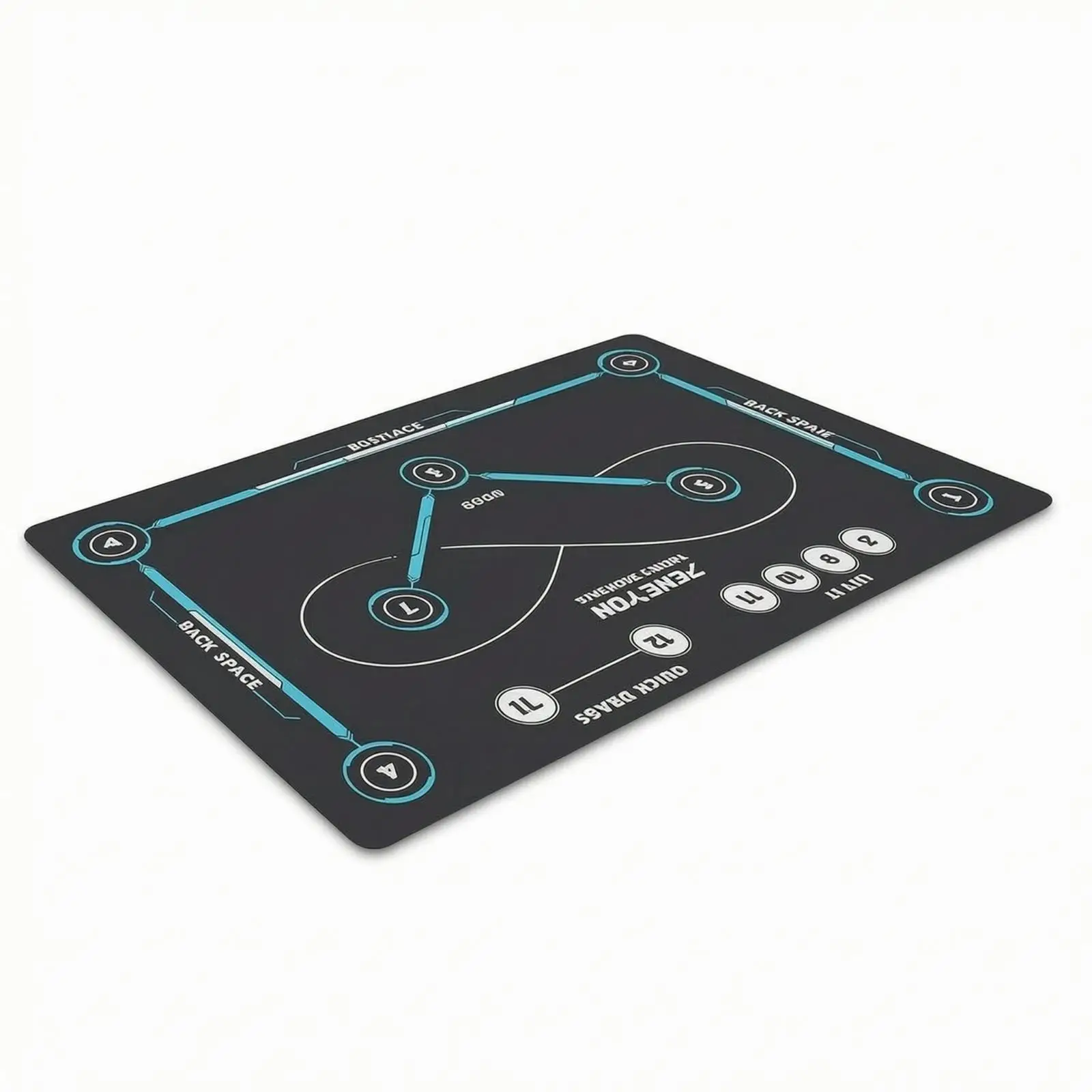 Visual Guide Hockey Sports Training Pad Non-slip Practice Mat for Home Gym Indoor or Outdoor Use