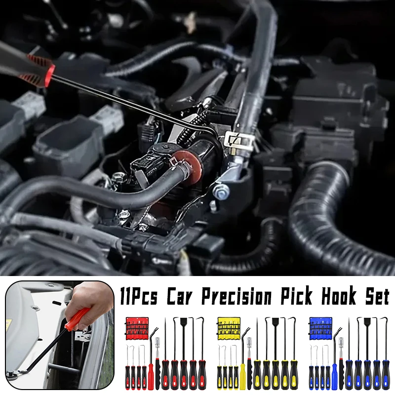 

11pc/set Oil Seal Screwdrivers Set Car Auto Vehicle Pick Hooks for Garages General-Plumbers Mechanics Workshop Car Tools