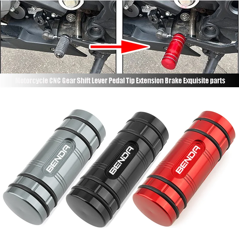 

New For BENDA Chinchilla 300 450 Rock300 LFS700 LFC700 Motorcycle Accessories CNC Gear Shift Lever Tip Extension Enlarger Pedal