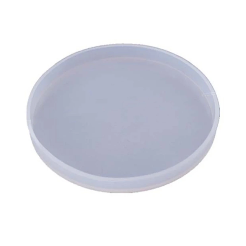 Ronde Epoxyhars Siliconen Mallen Mallen voor DIY Hars Wijnglas Cup Mat Home Decor Ronde Lade Schimmel C1FC